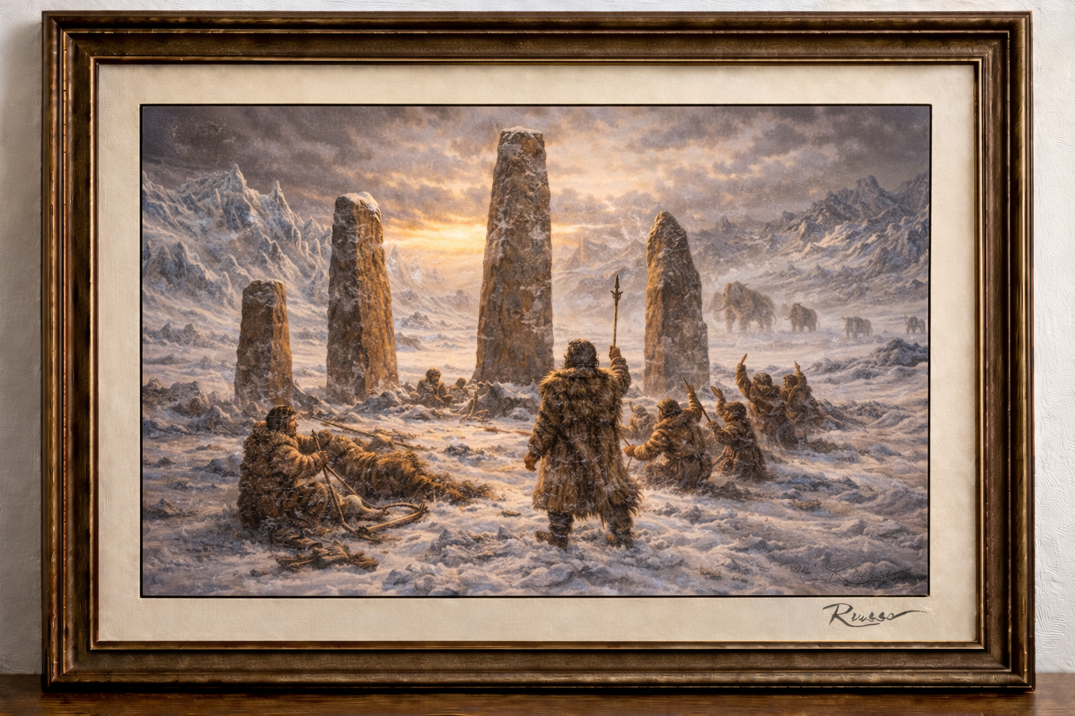 Ancient ritual by the monoliths