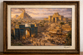 Ancient city at sunset