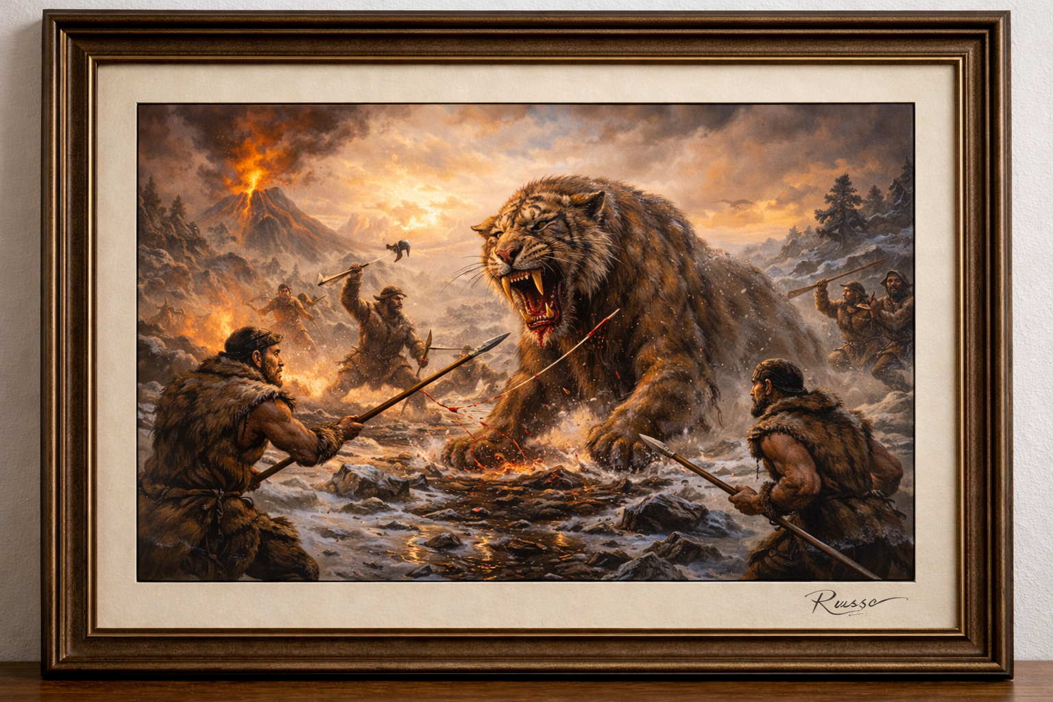Hunting the saber-toothed tiger