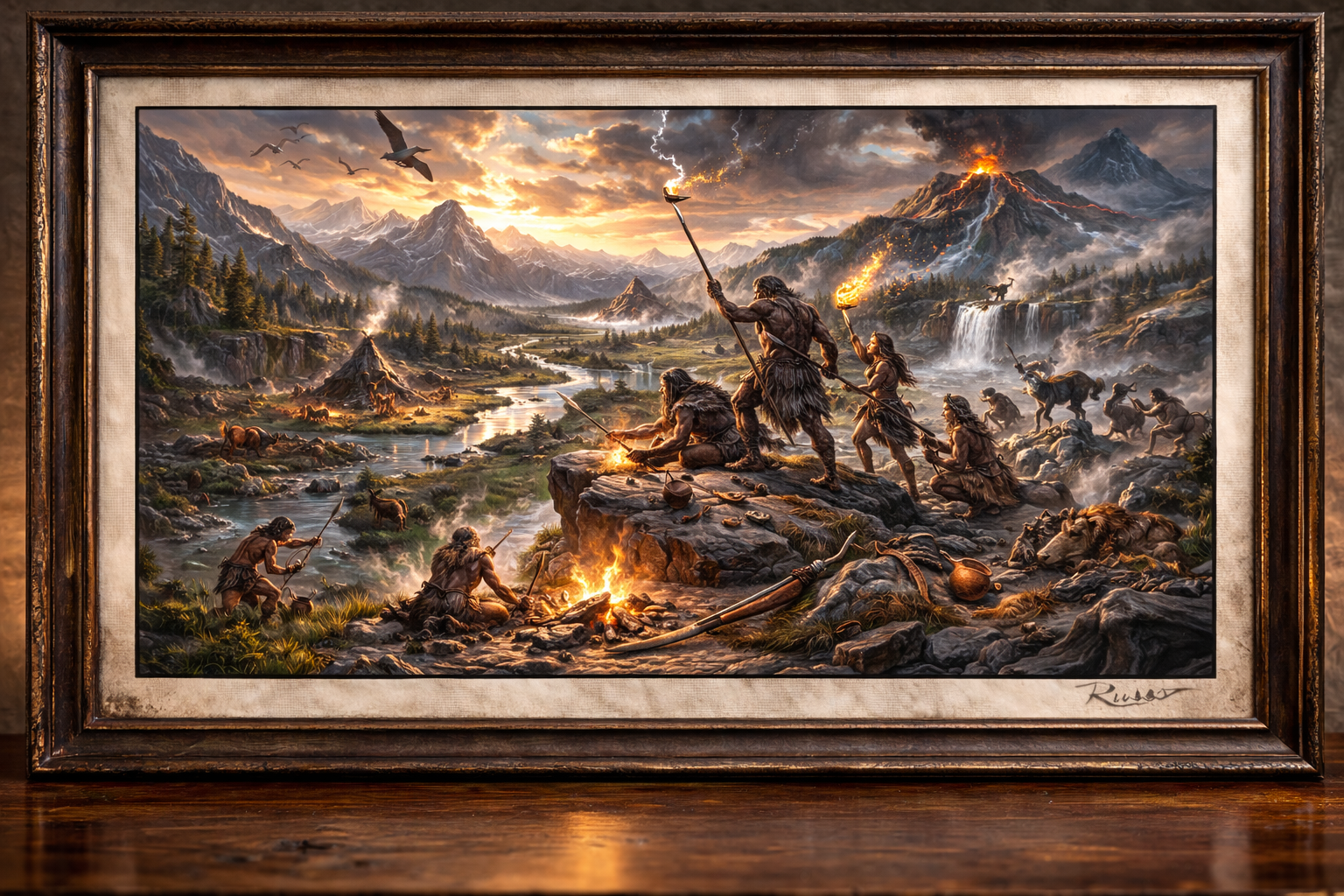 Sacred ritual by the stone circle 2