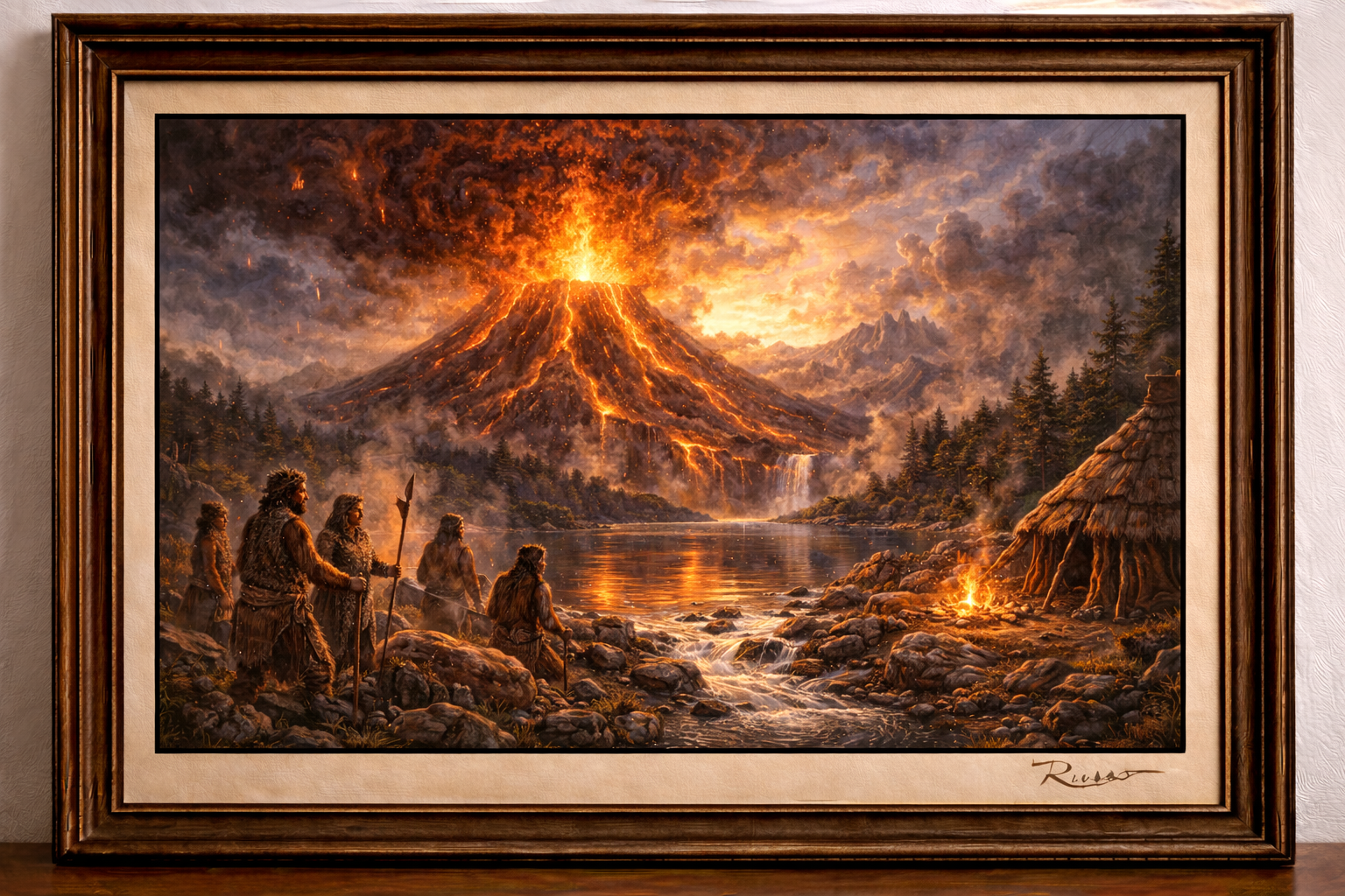 Volcanic eruption