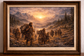 Nomads at sunset
